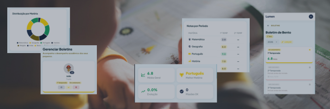 Interface de boletins